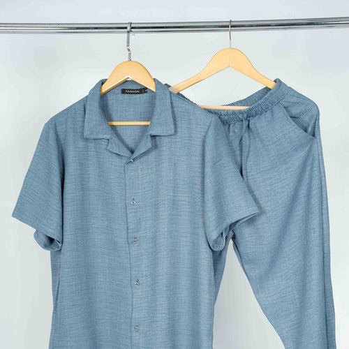 Ensemble Homme Lin Premium – Confort Été (Chemise + Pantalon)