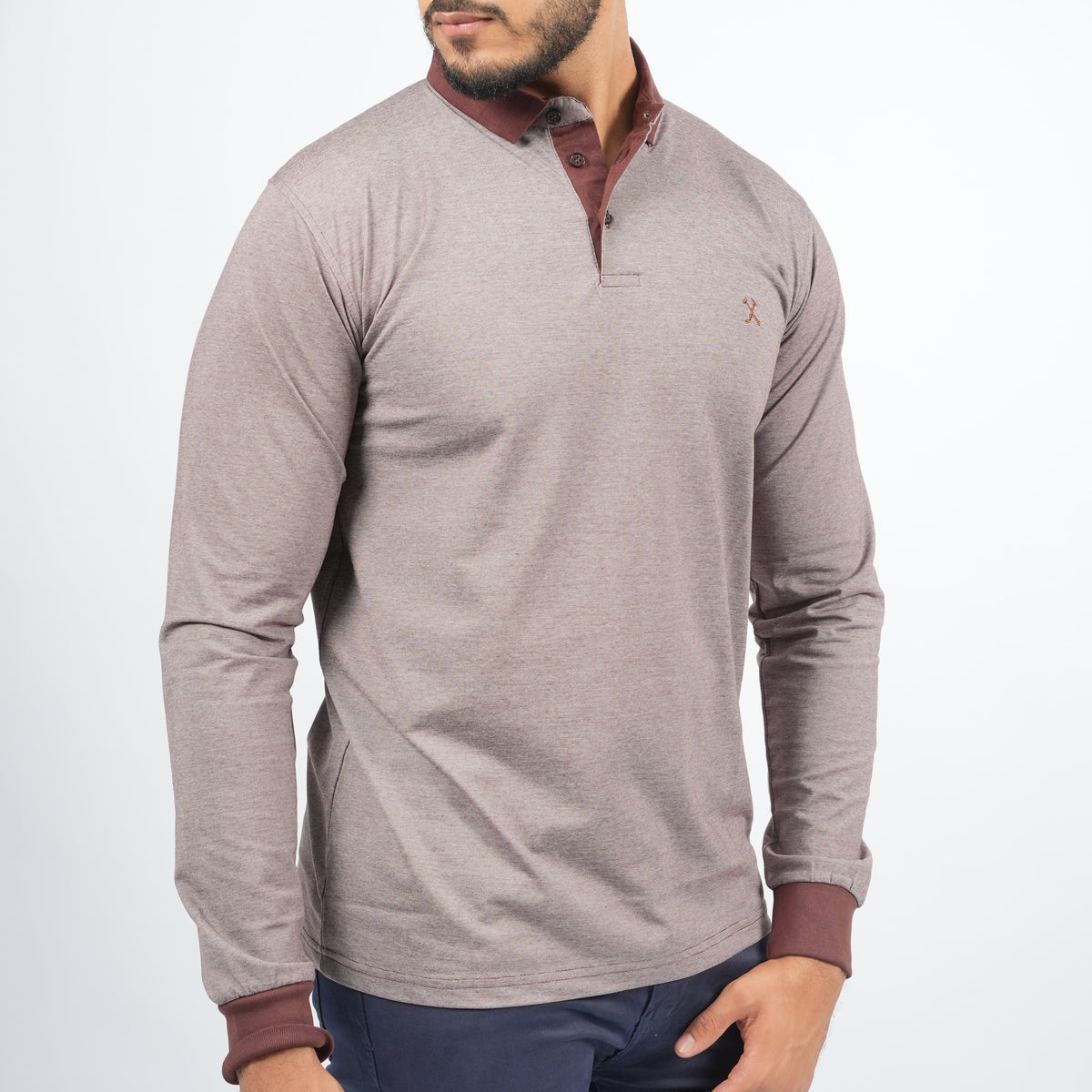 Polo BROXE Manche Longue
