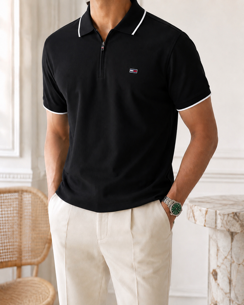 Polo Premium Tommy Demi Zip